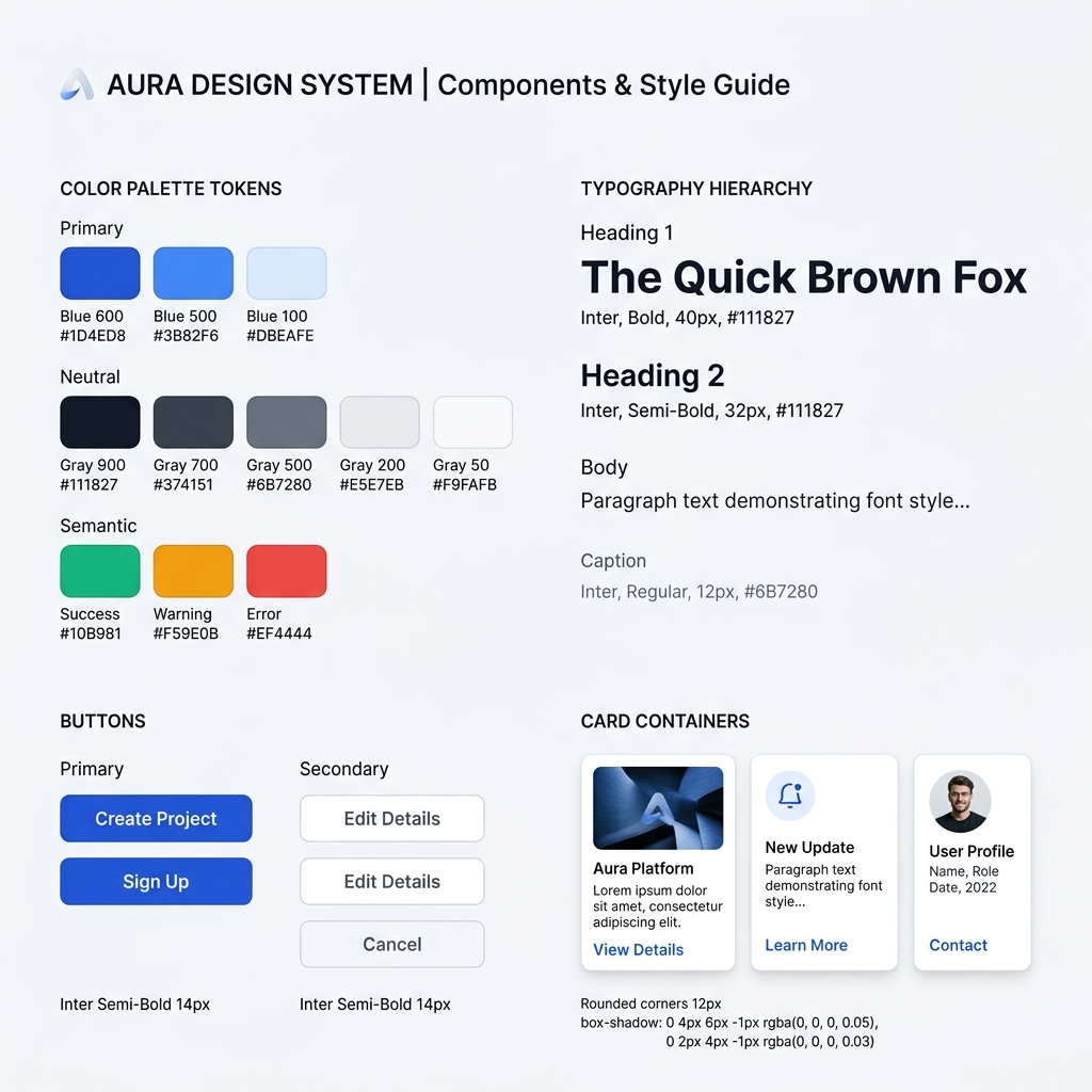 @dm/ui Design System Tokens & Style Guide